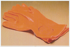 Acid Proof Gloves (Red in color)